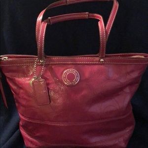 Coach Raspberry Purse
